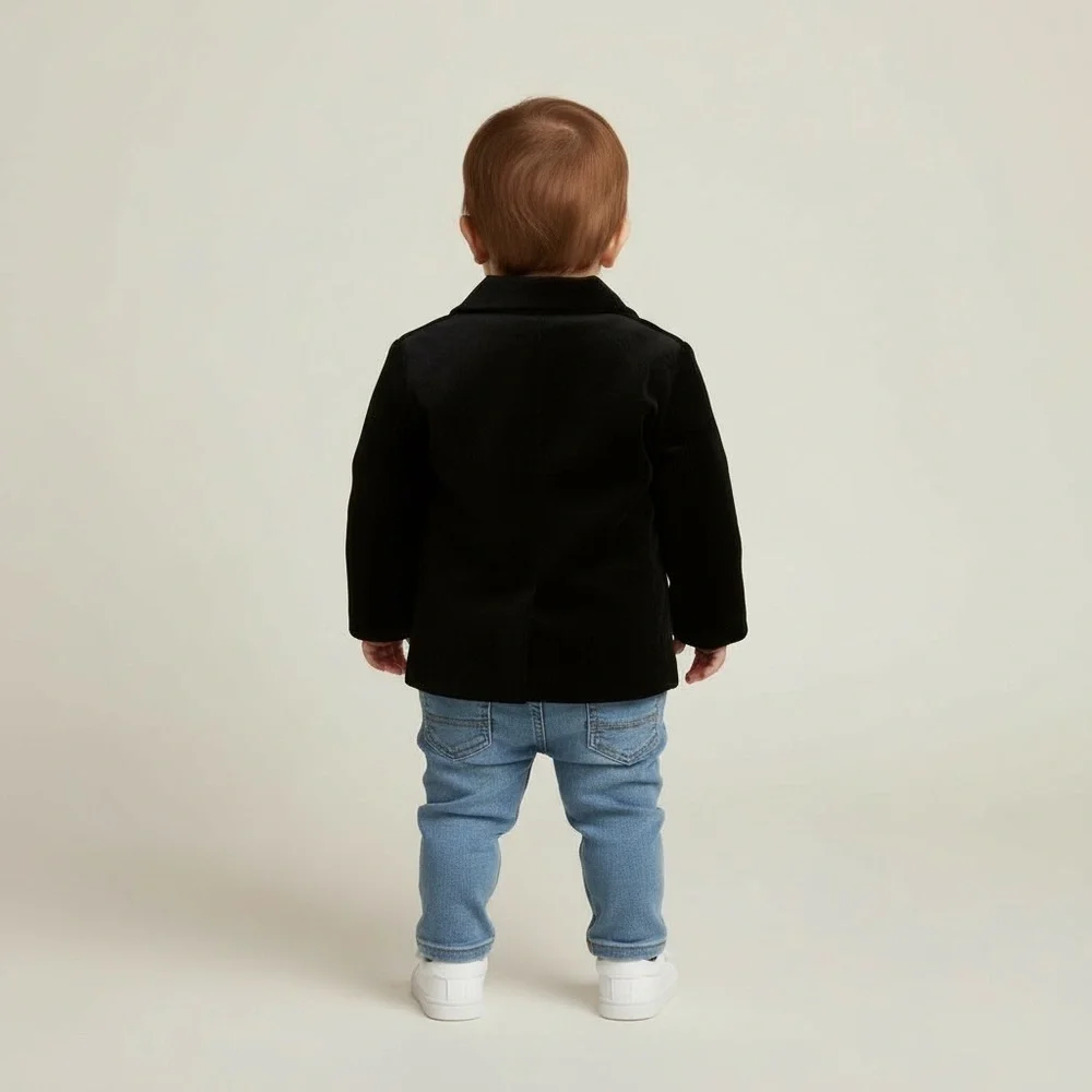 NEW GYMBOREE‎ Black Velvet Jacket 12-18m